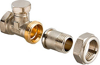 Клапан настроечный для радиатора 3/4", прямой Valtec