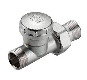 Вентиль нижний ручной прямой 1/2" НН Tiemme